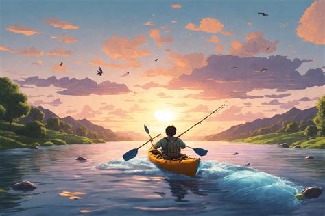 Fishing Scenery Landscape Graphic by Craftable · Creative Fabrica