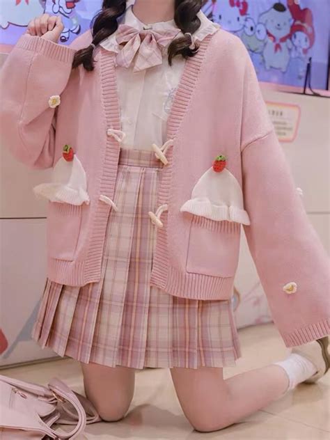 "Strawberry Cupcake" Cardigan | Kawaii clothes, Kawaii fashion outfits ...