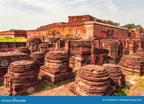 Nalanda Ruins Historic Excavated Unesco World Heritage Archaeological ...