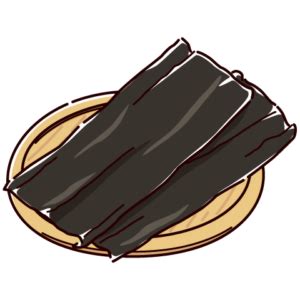 乾燥昆布のイラスト - イラストくん