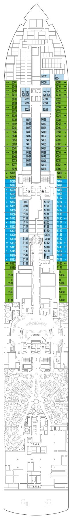 MSC Seashore Deck Plans - Cruiseline.com