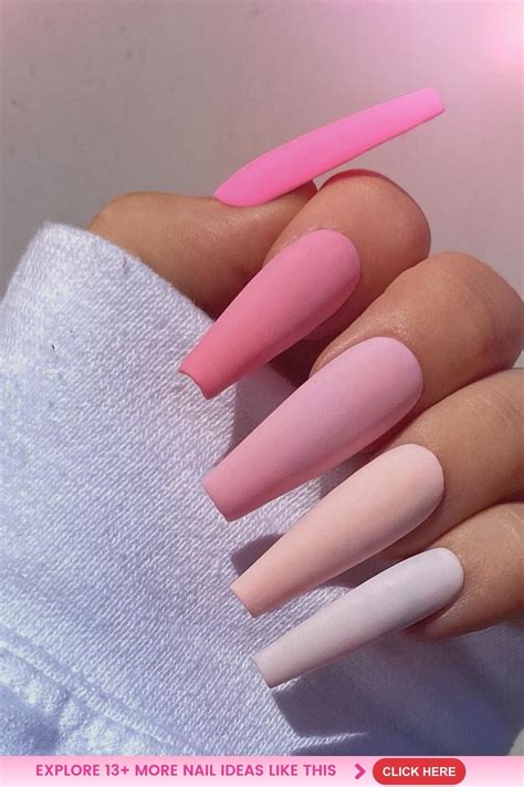 stunning matte pink nail designs  drexplains