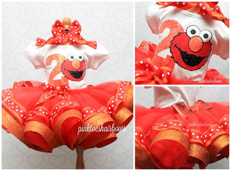 elmo tutu costume