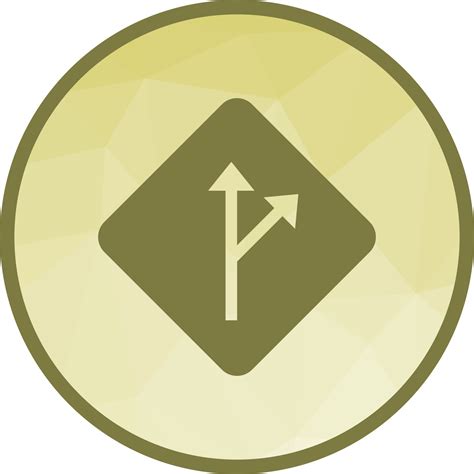 deviation sign  poly background icon  vector art  vecteezy