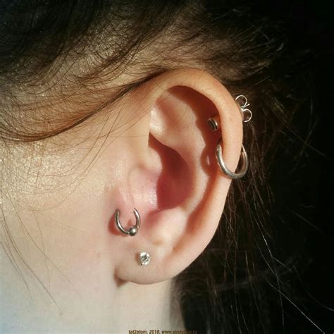 Tattoo uploaded by Вадим • Пирсинг уха или полнейший эстетический ...