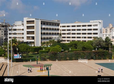 The campus of the Beirut Arab university Lebanon Middle East Stock ...