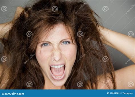 Hairy stock image. Image of funny, girl, eyes, beautiful - 17001181