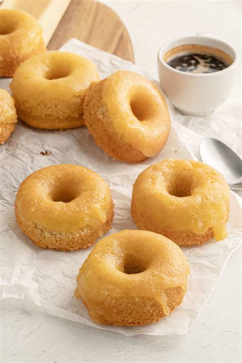 Keto Lemon Glazed Donuts- gluten free - Hungry Foodie