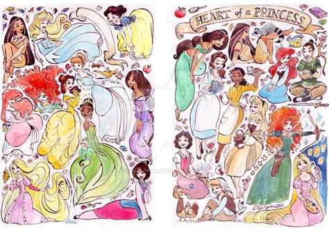 Disney Princess Sketches at PaintingValley.com | Explore collection of ...