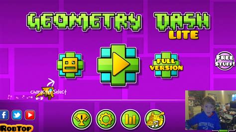 Geometry Dash Game Play - YouTube
