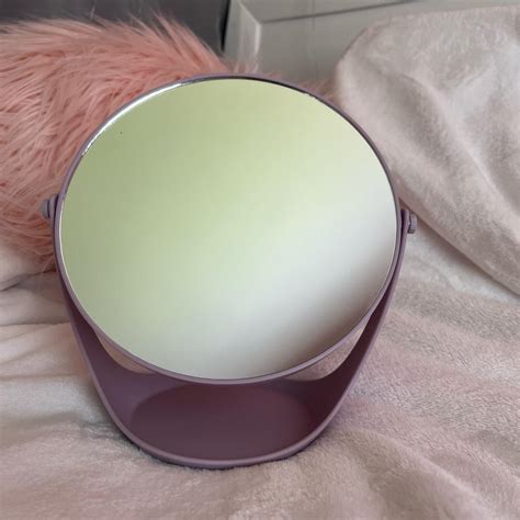 Light Purple Frame Mirror - Depop