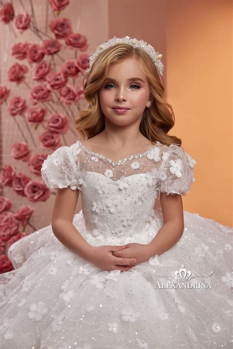 118 | alexandrina Flower Girl Gown, Wedding Flower Girl Dresses, Girls