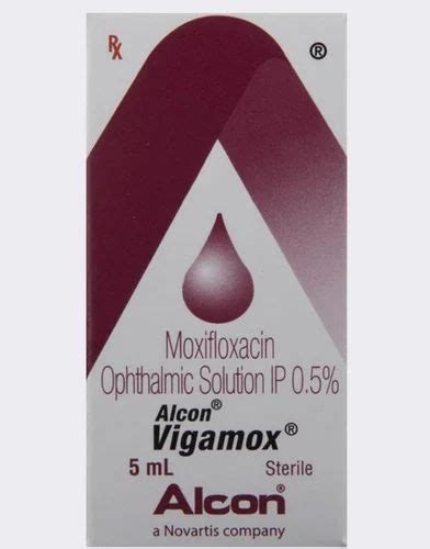 Vigamox Ophthalmic Solution at ₹ 360/bottle | Moxifloxacin Eye Drop in ...