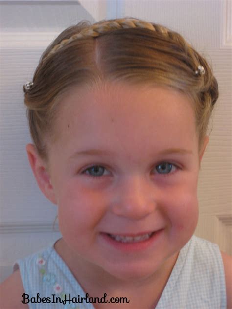 Half French Braiding - Crown - Babes In Hairland
