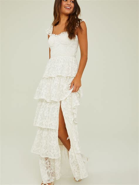 Women's Maxi & Midi Dresses | Altar'd State | Tiered prom dress