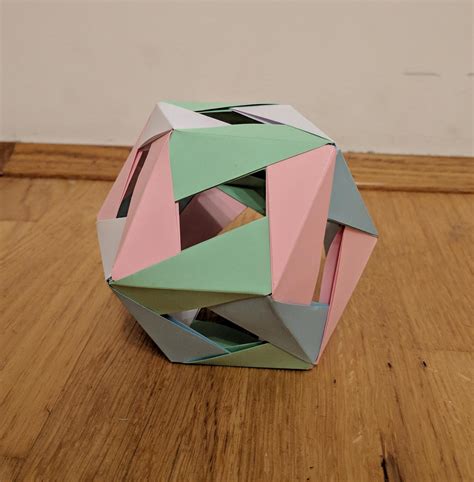 Penultimate rhombic dodecahedron : r/origami