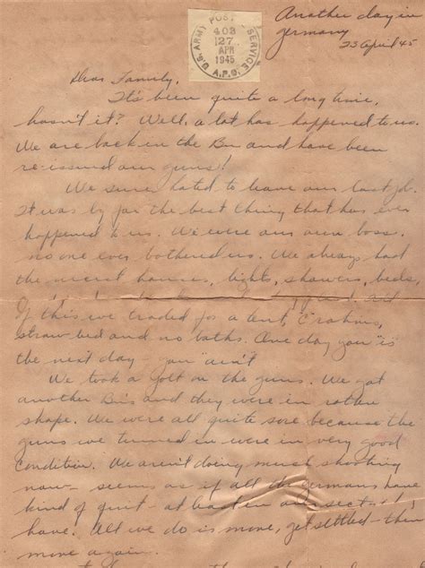 The evening news carlisle cumbria published a secret letter from 1945 13