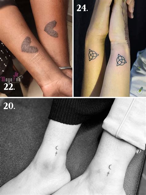 Unique Small Couple Tattoo Ideas - Tattoo Glee