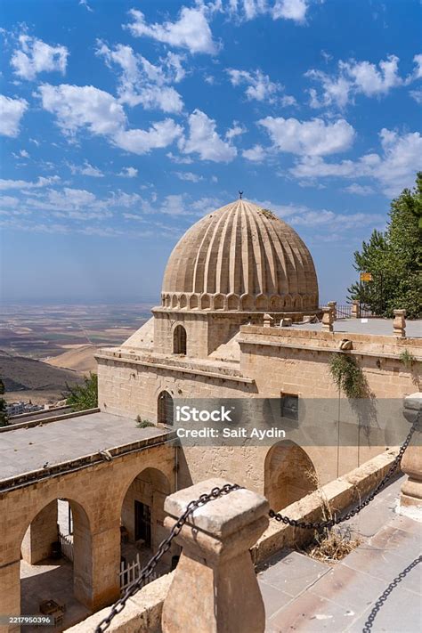 Low Angle View Of The Courtyard And Domed Structure Of Zinciriye