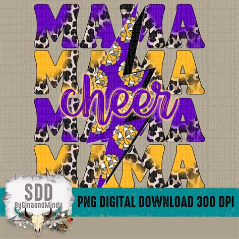 Cheer Mama Purple/Gold – SDDbyGinaandMindy