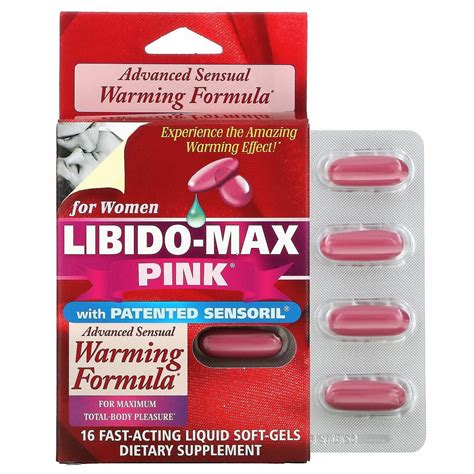 Libido-Max Pink Sexual Enhancement Booster for Women, 16 Fast-Acting