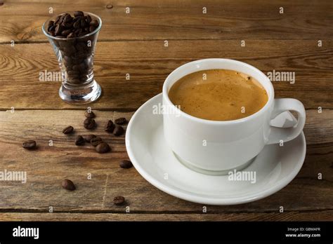 coffee cup  coffee beans  res stock photography  images alamy
