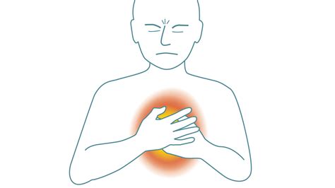 Chest pain and back pain due to hiatal hernia