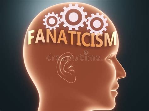 Fanaticism Inside Human Mind - Pictured As Word Fanaticism Inside a ...