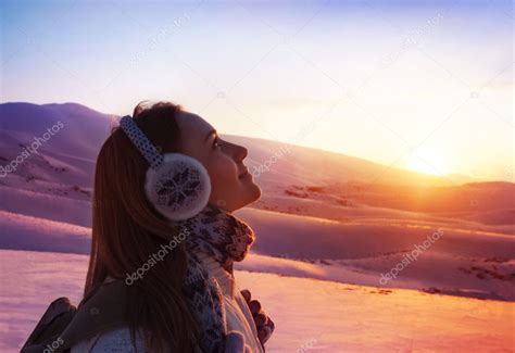 Woman in mountains Stock Photo by ©Anna_Om 16806779