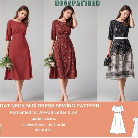 Formal Dress Pattern - Etsy