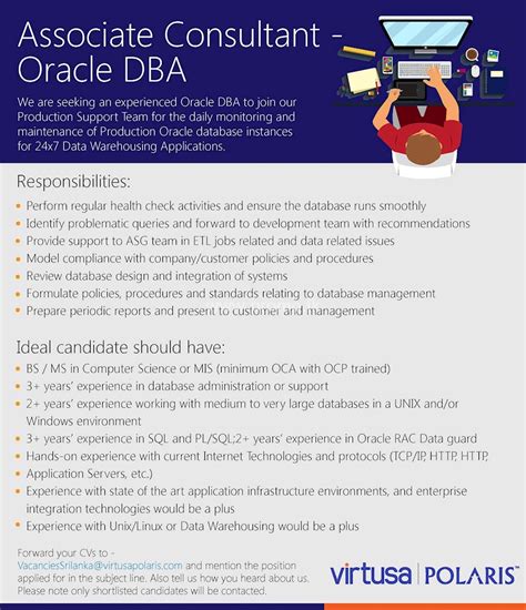 Associate Consultant - Oracle DBA at Virtusa Sri Lanka