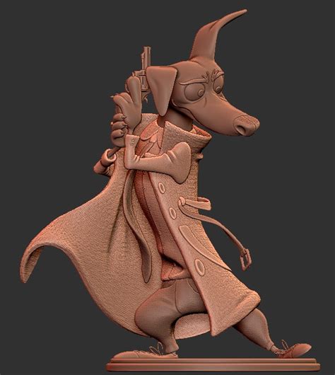 3D file Cartoon Dog・3D print model to download・Cults