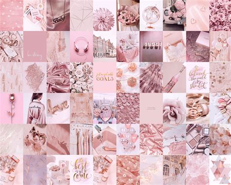 pink collage wallpaper 8