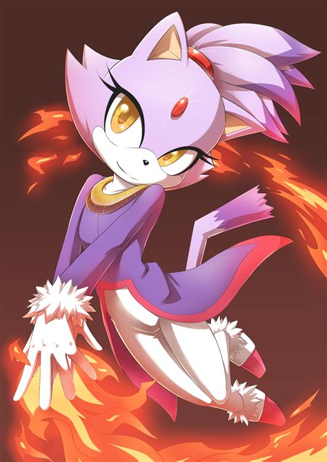 Blaze the cat - Blaze the Cat Fan Art (41682389) - Fanpop