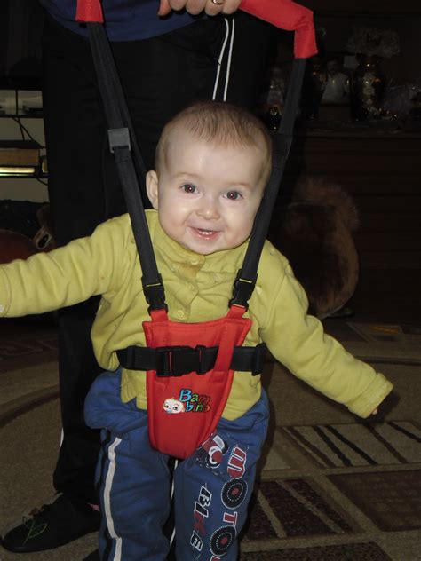 Вожжи для детей Bambino красные