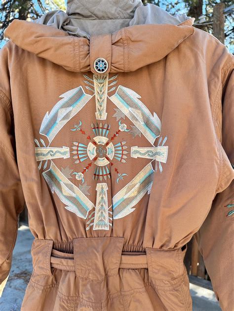 Rare Vintage Bogner Embroidered One-piece Ski Suit | Southwestern Style