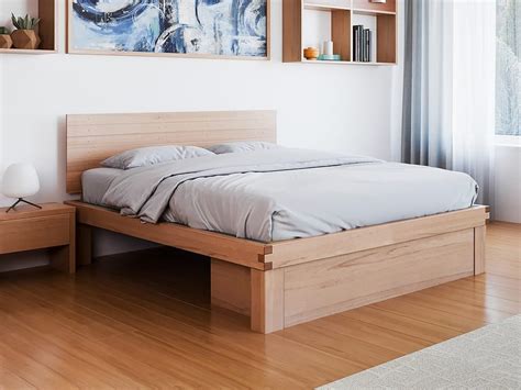 LICHENE | Wooden bed Torino Collection By Vivere Zen