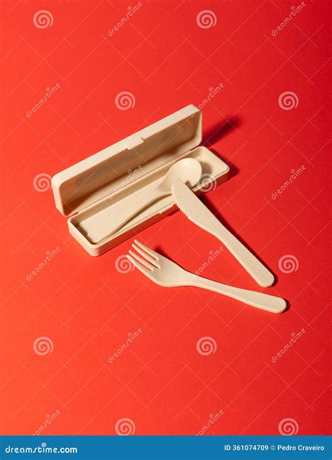 Eco-friendly Biodegradable Cutlery Set with a Spoon, Fork, and Knife
