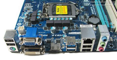 Gigabyte B75M-D3H: корпоративный чипсет Intel B75 приходит домой ...
