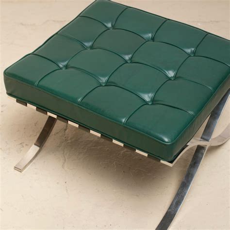 Barcelona Chair - Leather (Green) – Homio Decor