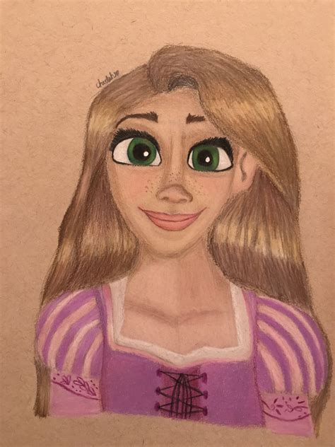 Rapunzel Drawing Easy - Drawing.rjuuc.edu.np