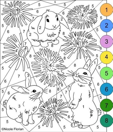 Цифровые раскраски | Bunny coloring pages, Easter coloring pages, Free ...