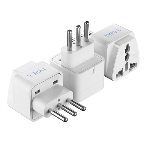 Shop Italy Plug Adapter | Type L 250 Volt | Ceptics