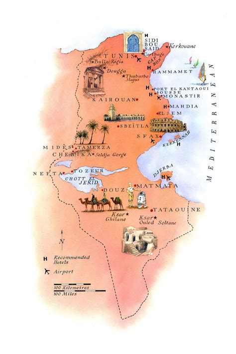 Map Of Tunisia Africa – Topographic Map of Usa with States