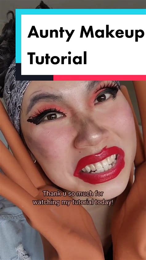 auntys   makeup tutorial tiktok