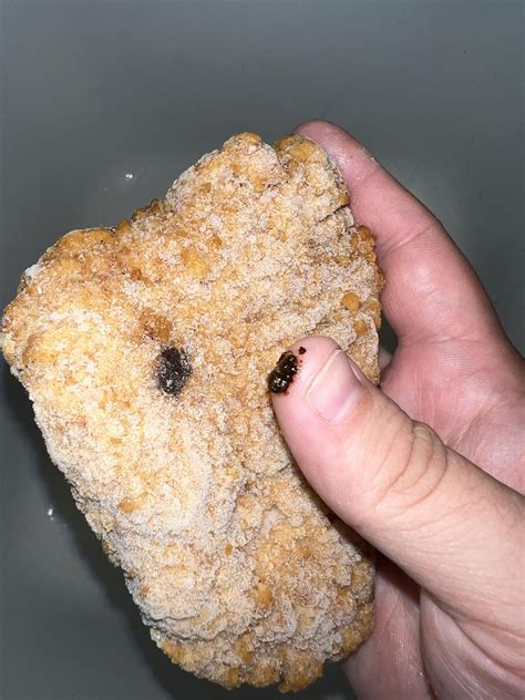 Weird dark brown spot on Just Bare chicken breasts? : r/foodsafety