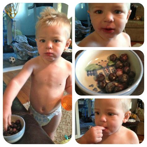 Frozen Blueberries: A healthy toddler snack | Mom and Boys