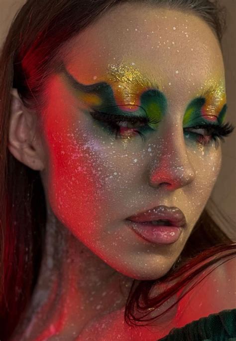Пин от пользователя María Ignacia González на доске Alien makeup | Идеи ...
