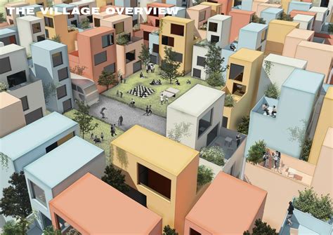 Architecture project // Autonomous Living Village with Freehold