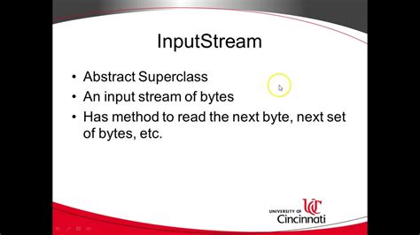 BufferedReader, InputStream, BufferedInputStream: Overview - YouTube